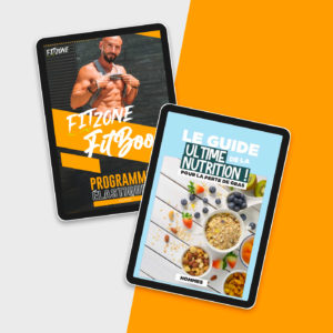 PACK EBOOK SECHE : alimentation + programme de musculation aux élastiques en pdf pour hommes