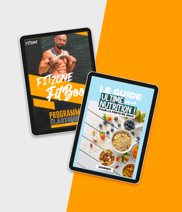 PACK EBOOK SECHE : alimentation + programme de musculation aux élastiques en pdf pour hommes