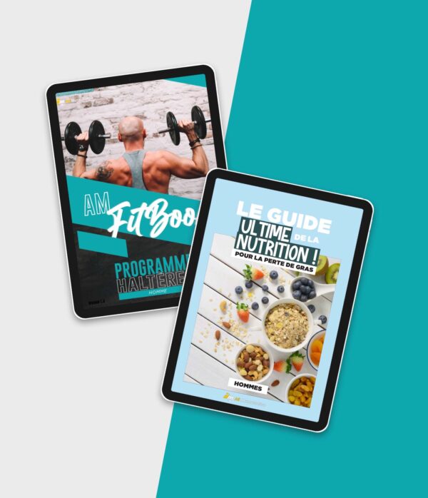 PACK EBOOK SECHE : alimentation + programme de musculation aux haltèresen pdf pour hommes