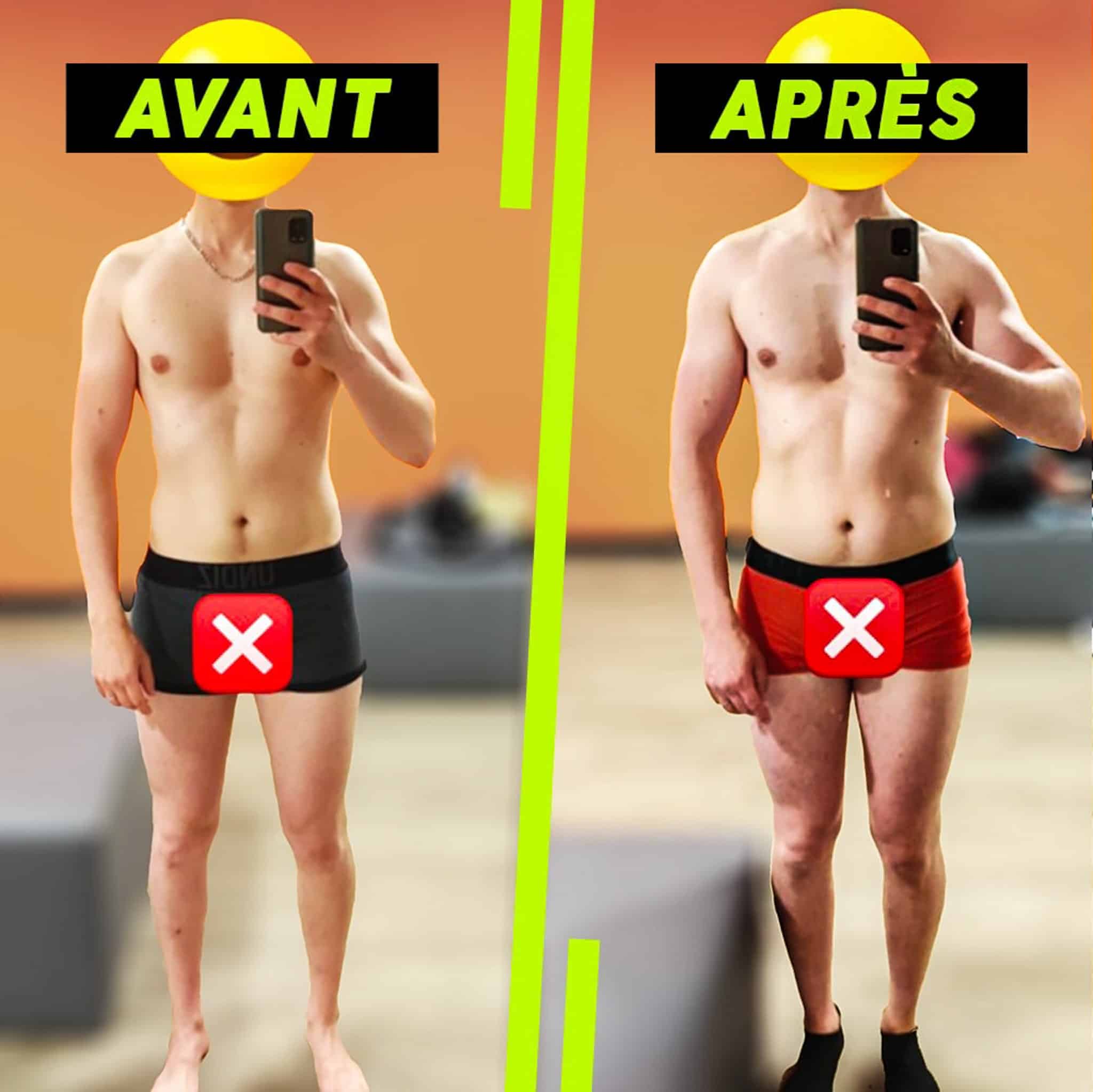 Avant-après coaching FitZone Trainer Infinity