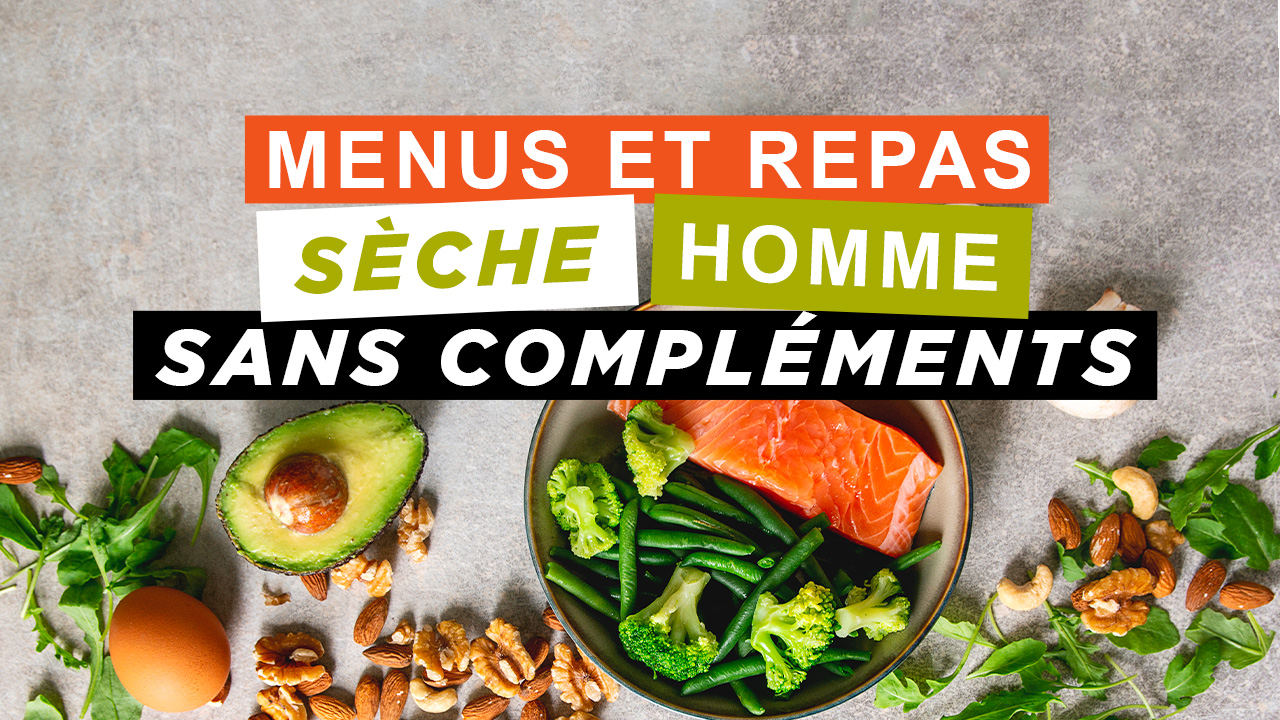 4 menus régime sèche femme gratuits, sans compléments alimentaires Reborn Fitness